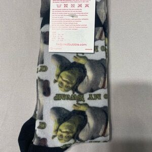 Redbubble novelty sock shrek